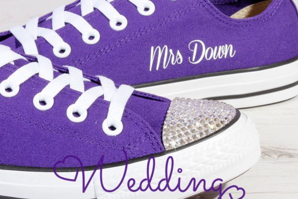 Purple Bride Converse
