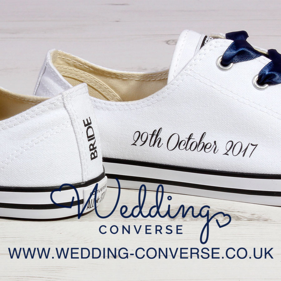 Dainty Wedding Converse for Brides - Wedding Converse