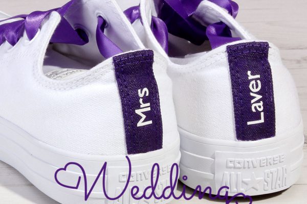 Purple Wedding Converse