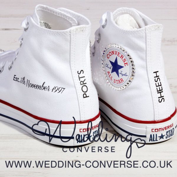 Bling Wedding Converse