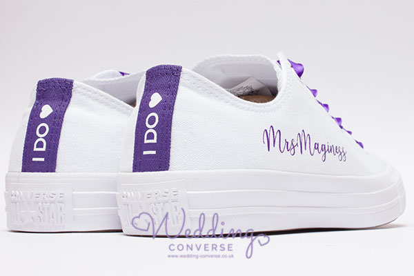 Custom Purple Wedding Shoes | Custom 