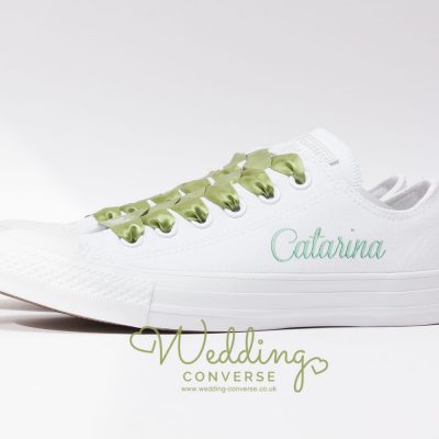 bride custom converse