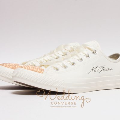 ivory converse with pearls